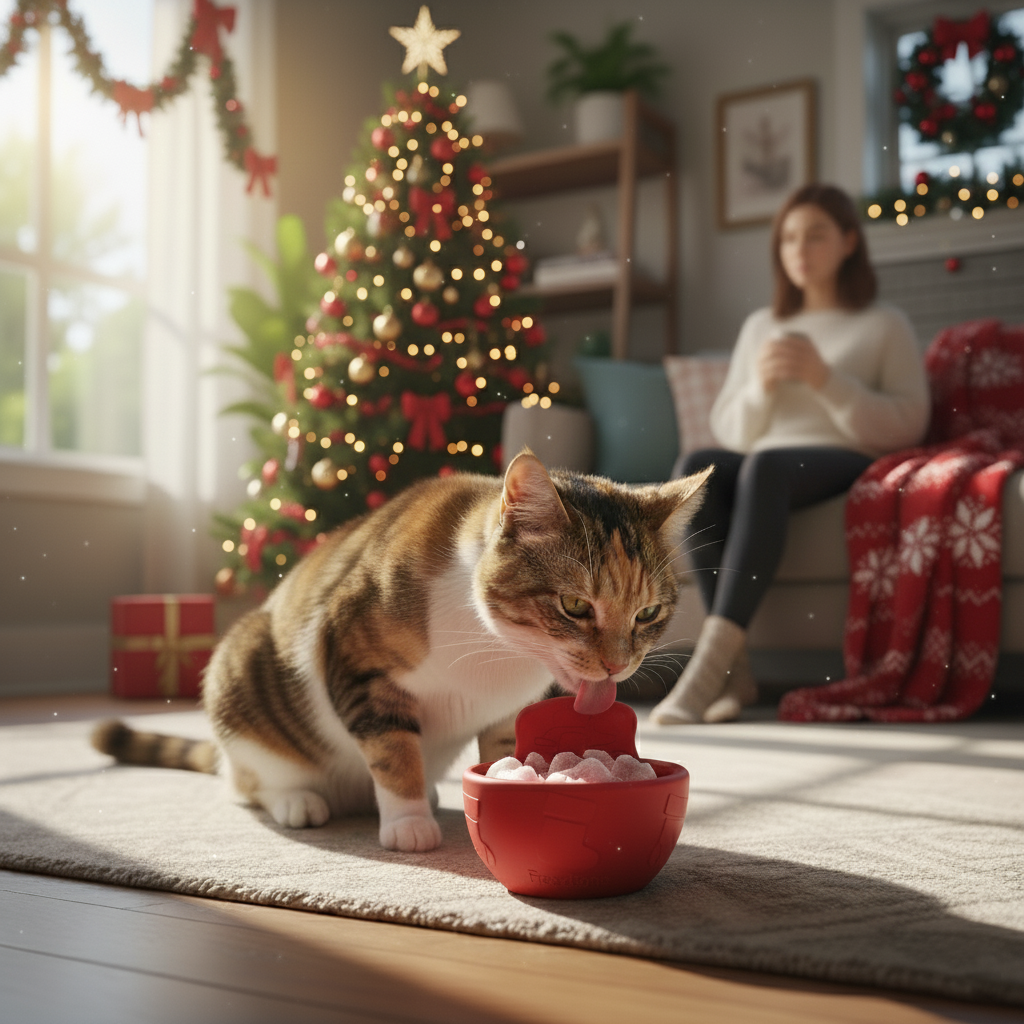 FreezBow Cat – Frozen Bow Treat Toy For Cats