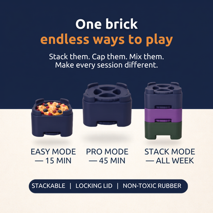 FreezBrick Tower Bundle - Stack, lock, freeze, and save with the ultimate FreezBrick bundle