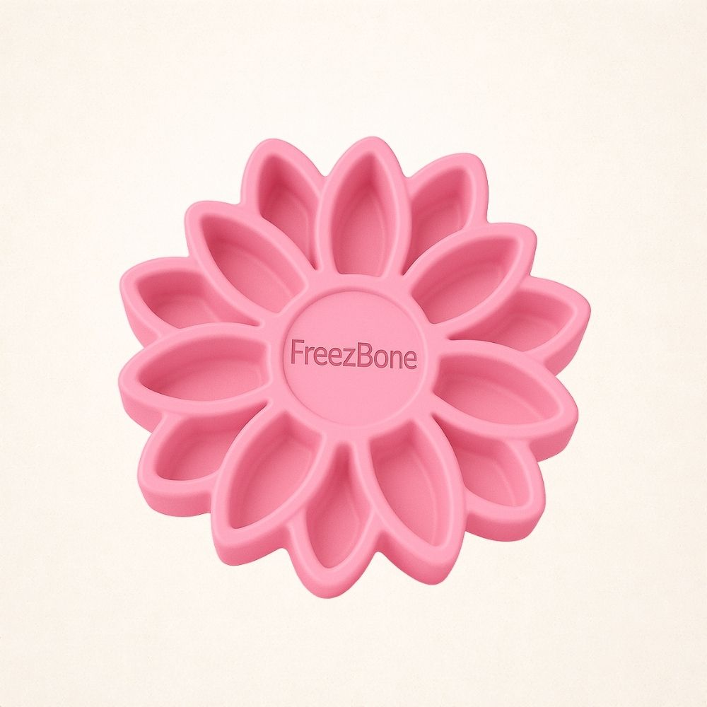 FreezSunflower - Interactive Frozen Sunflower Dog Chew For Tough Chewers